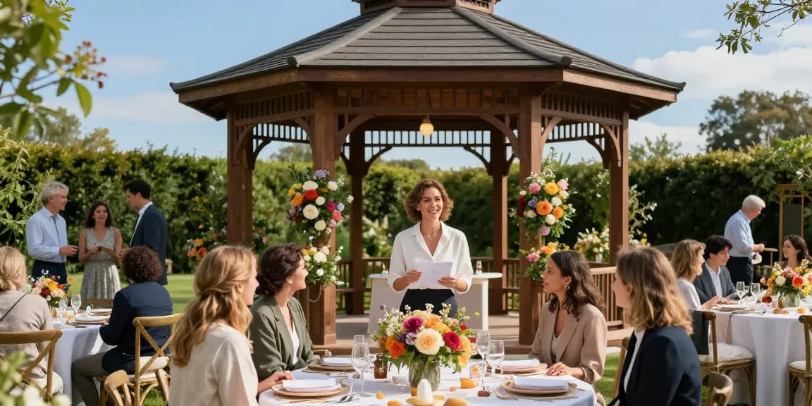 https://www.gazebohirelondon.co.uk/ stylish gazebo hire setup enhancing outdoor events with elegance.