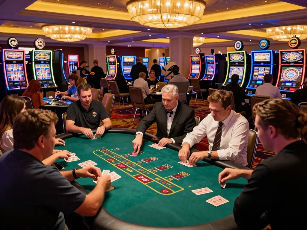 Players engaged in strategic gameplay at a blackjack table in the hit club casino, enhancing the betting atmosphere