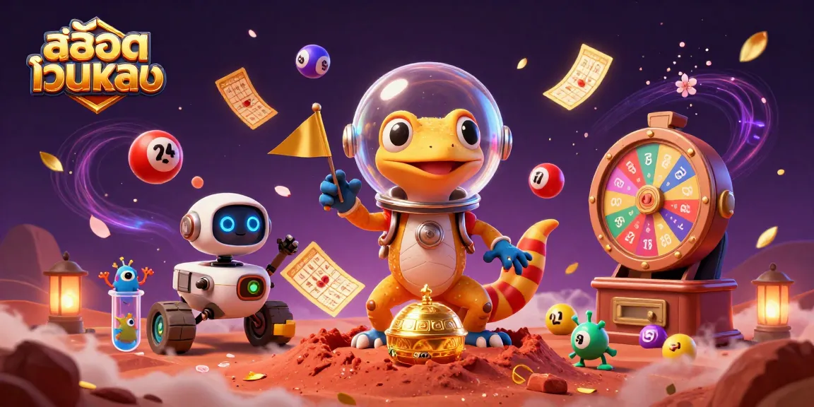 Engage with สล็อตเว็บตรง in an exciting 3D casino adventure featuring playful Martian characters.