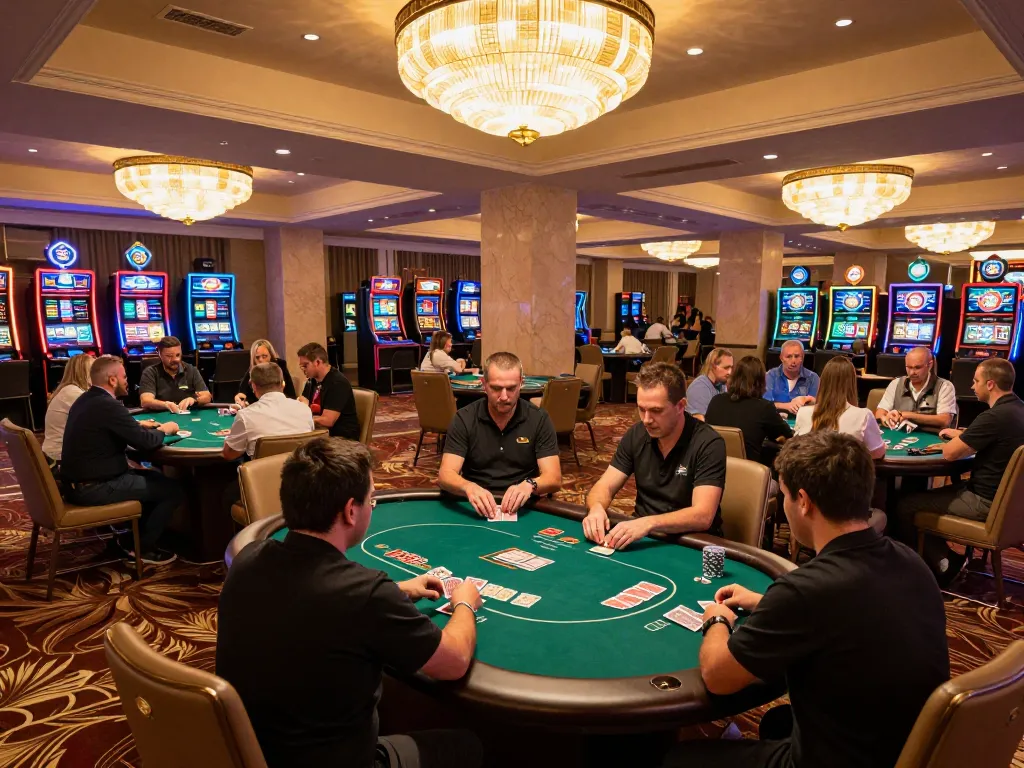 Join the action at link vao w88 with vibrant poker tables, players engaged in strategic gameplay