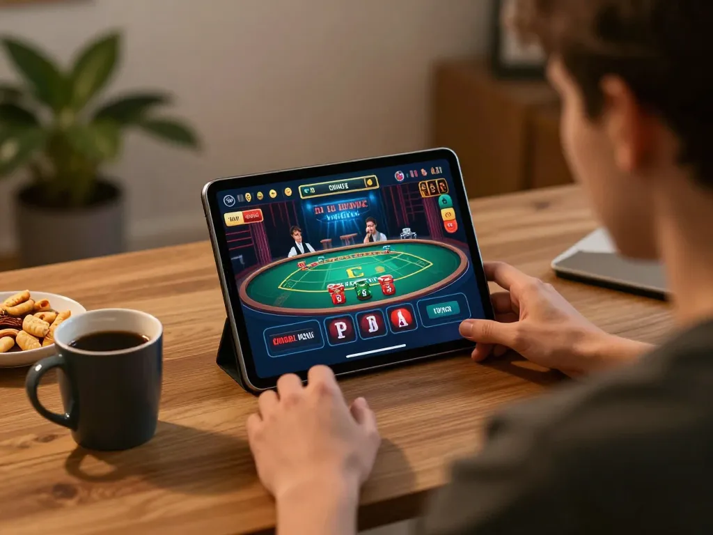 Engage with c168 online gaming at home through a warm and inviting setup.