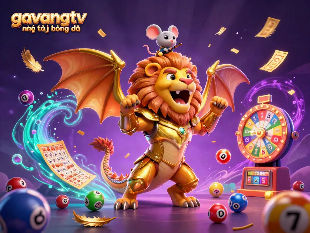 Engage in gavangtv trực tiếp bóng đá with exciting lottery balls and vibrant gaming visuals.