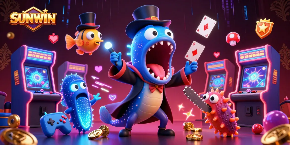 Engage in winning strategies at SUNWIN with a dazzling underwater casino magic show.
