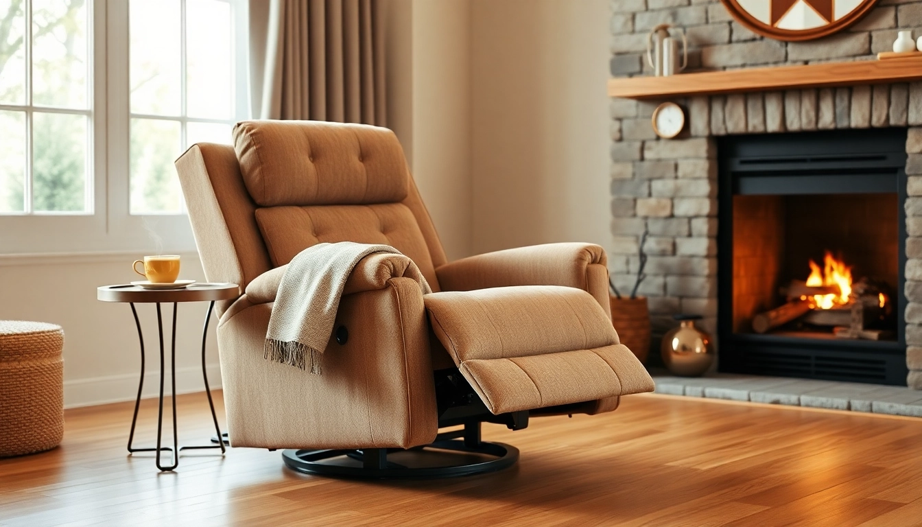 Experience comfort with a lift recliner with heat and massage in a cozy living room setting.
