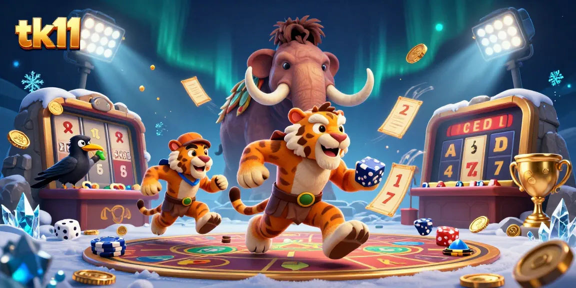tk11 spins lively with caveman duo and engaging visuals of a vibrant prehistoric casino