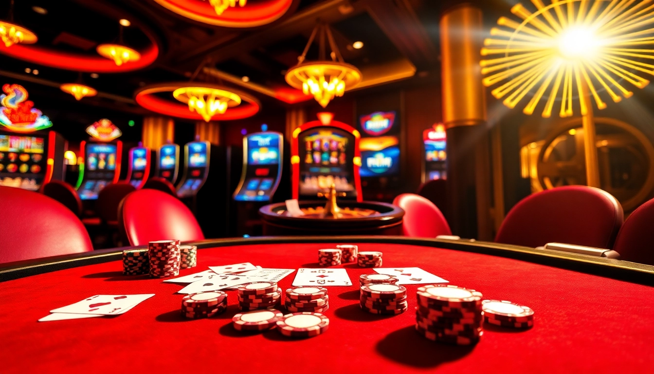 Experience the thrill of winning at https://f168.direct/ with vibrant casino tables and chips.