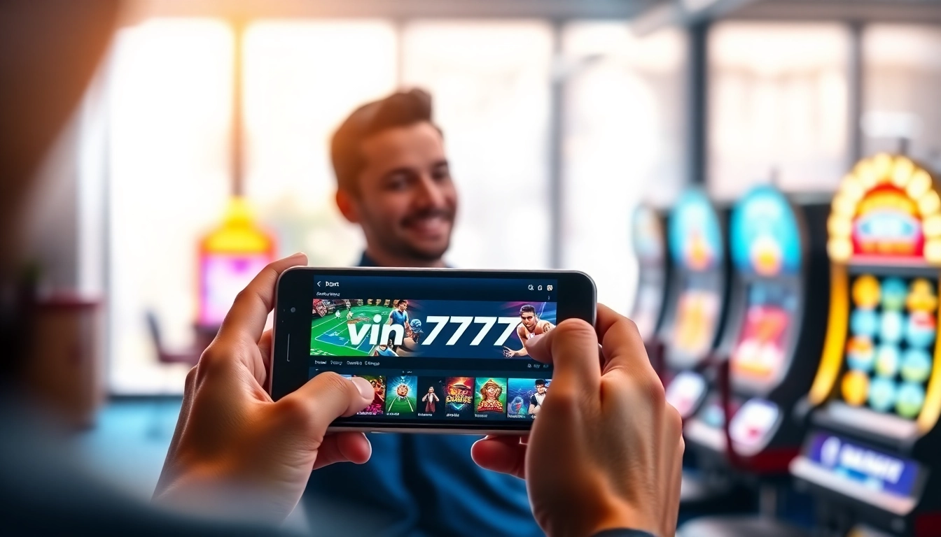 Engaging interface of vin777.gb.net showcasing sports betting and casino games for an exciting online gaming experience.