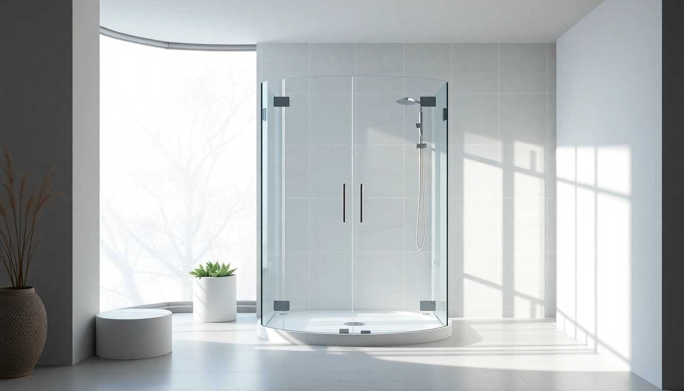 Gemütliche dusche 100x100 in einem modernen Badezimmer mit eleganten Fliesen.