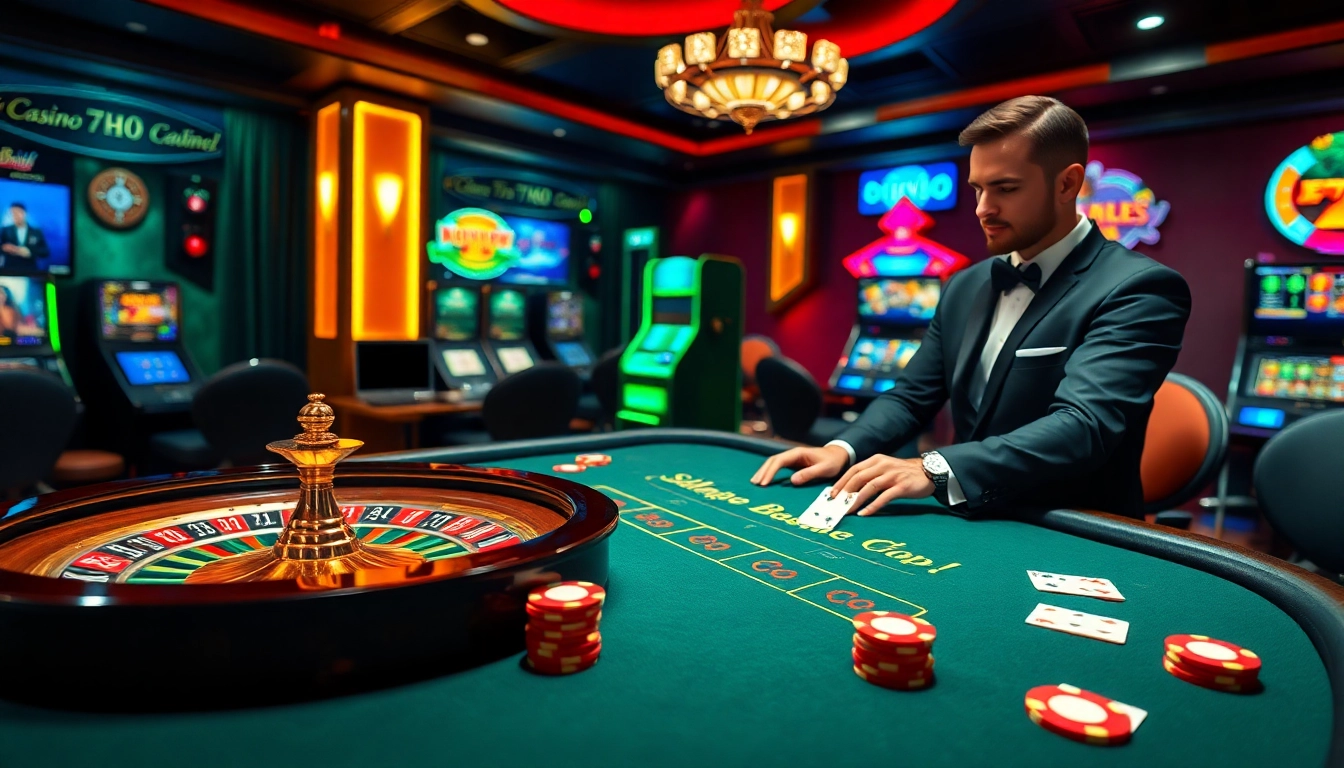 Engage in thrilling gameplay at https://77ball.org/, featuring vibrant casino elements and a sophisticated atmosphere.