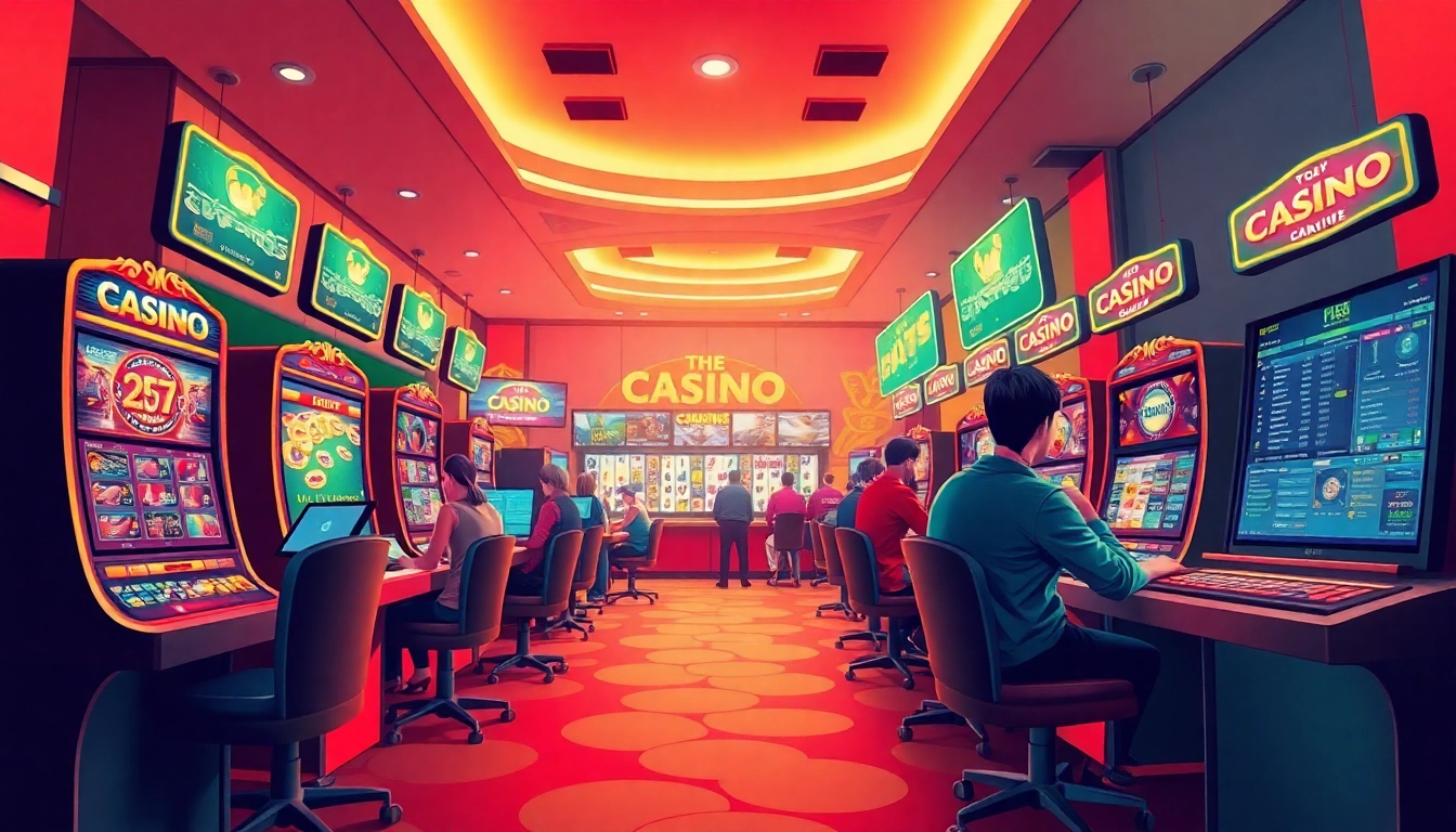 Thrilling online gaming with ev88win.live showcasing vibrant casino elements and players in action.