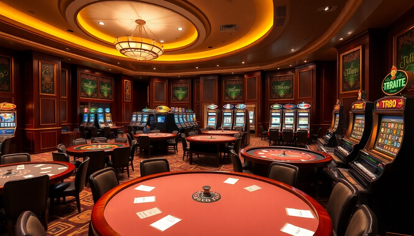 Experience thrilling games at TR88 online casino with vibrant tables and exciting gambling action.