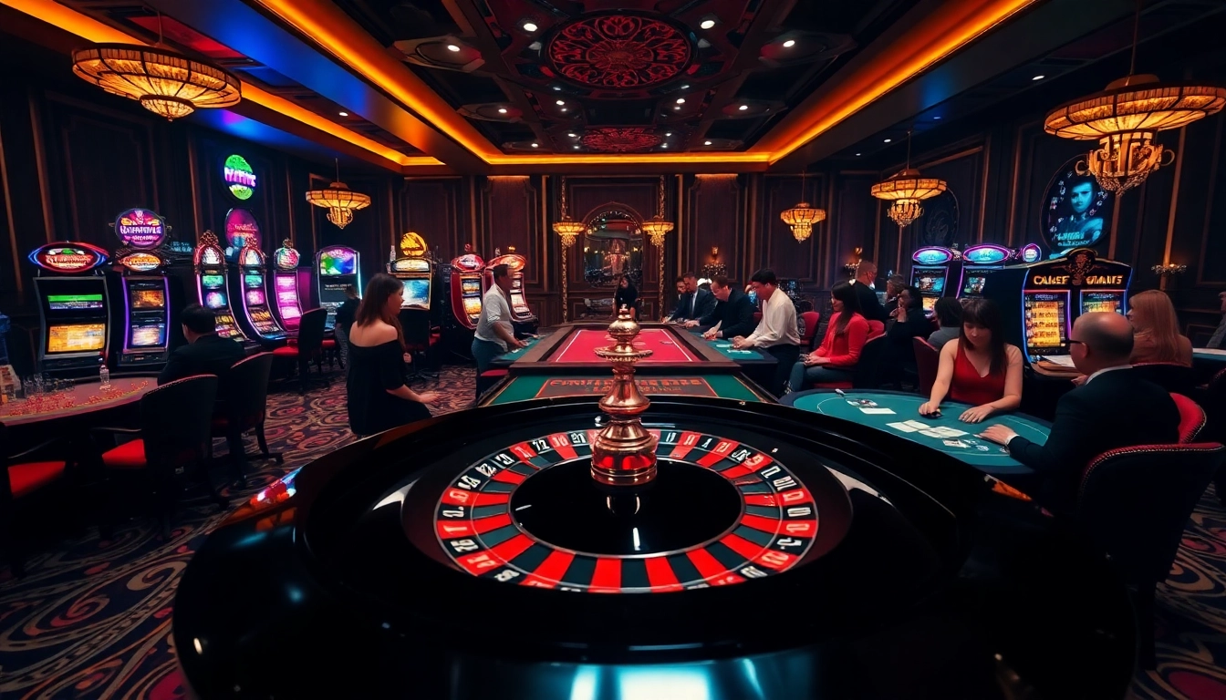 Experience the excitement of gaming at https://bem88.com with lively casino tables and vibrant slot machines.