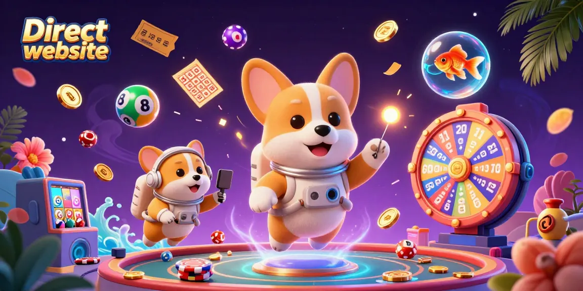 Engage with the thrilling atmosphere of Direct website's vibrant space station casino scene.